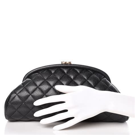 Chanel Caviar Timeless Clutch 